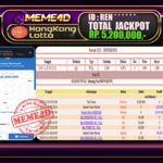 Bukti Jp MEME4D Togel Online 23 November 2025