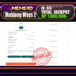 Bukti Jp MEME4D Slot Online 24 November 2025