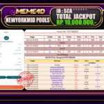 Bukti Jp MEME4D Togel Online 01 November 2025