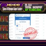Bukti Jp MEME4D Slot Online 20  November 2025