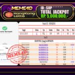 Bukti Jp MEME4D Togel Online 22 November 2025
