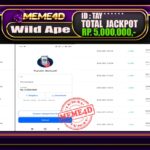 Bukti Jp MEME4D Slot Online 08  November 2025