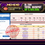 Bukti Jp MEME4D Togel Online 11 November 2025