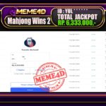 Bukti Jp MEME4D Slot Online 18 November 2025