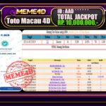Bukti Jp MEME4D Togel Online 01 Desember 2025