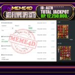 Bukti Jp MEME4D Slot Online 19 Desember 2025