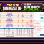 Bukti Jp MEME4D Togel Online 18 Desember 2025