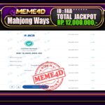Bukti Jp MEME4D Slot Online 01 Desember 2025