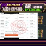 Bukti Jp MEME4D Slot Online 29 Desember 2025