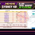 Bukti Jp MEME4D Togel Online 16 Desember 2025