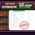 Bukti Jp MEME4D Slot Online 08 Desember 2025