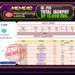 Bukti Jp MEME4D Togel Online 01 Desember 2025