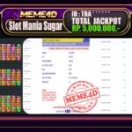 Bukti Jp MEME4D Slot Online 01 Desember 2025