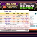 Bukti Jp MEME4D Togel Online 16 Januari 2026