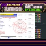 Bukti Jp MEME4D Slot Online 06 Januari 2026