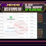 Bukti Jp MEME4D Slot Online 11 Januari 2026