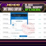 Bukti Jp MEME4D Casino Online 03 Januari 2026