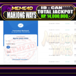 Bukti Jp MEME4D Slot Online 25 Januari 2026