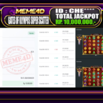 Bukti Jp MEME4D Slot Online 18 Januari 2026