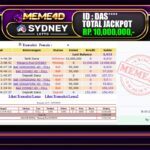 Bukti Jp MEME4D Togel Online 16 Januari 2026