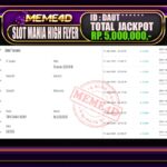 Bukti Jp MEME4D Slot Online 18 Januari 2026