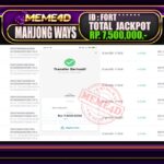 Bukti Jp MEME4D Slot Online 21 Januari 2026