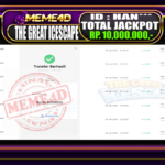 Bukti Jp MEME4D Slot Online 28 Januari 2026