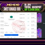 Bukti Jp MEME4D Slot Online 05 Januari 2026
