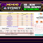 Bukti Jp MEME4D Togel Online 19 Januari 2026