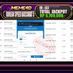 Bukti Jp MEME4D Casino Online 19 Januari 2026