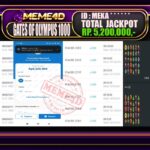 Bukti Jp MEME4D Slot Online 08 Januari 2026