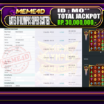 Bukti Jp MEME4D Slot Online 23 Januari 2026