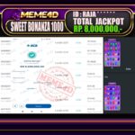 Bukti Jp MEME4D Slot Online 12 Januari 2026