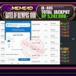 Bukti Jp MEME4D Slot Online 05 Januari 2026
