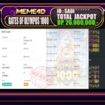 Bukti Jp MEME4D Slot Online 25 Januari 2026