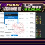 Bukti Jp MEME4D Slot Online 01 Januari 2026