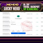 Bukti Jp MEME4D Slot Online 13 Januari 2026