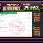 Bukti Jp MEME4D Slot Online 14 Januari 2026