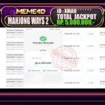 Bukti Jp MEME4D Slot Online 06 Januari 2026