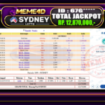 Bukti Jp MEME4D Togel Online 11 February 2026