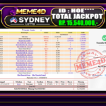 Bukti Jp MEME4D Togel Online 25 February 2026