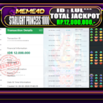 Bukti Jp MEME4D Slot Online 26 February 2026