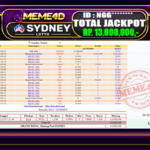 Bukti Jp MEME4D Togel Online 25 February 2026