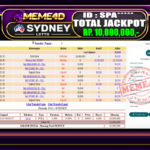 Bukti Jp MEME4D Togel Online 25 February 2026