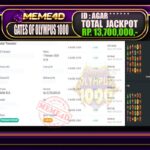 Bukti Jp MEME4D Slot Online 01 February 2026