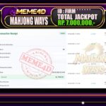 Bukti Jp MEME4D Slot Online 07 February 2026