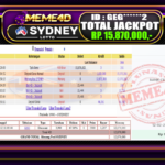 Bukti Jp MEME4D Togel Online 12 February 2026
