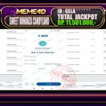 Bukti Jp MEME4D Casino Online 28 February 2026