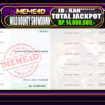 Bukti Jp MEME4D Slot Online 09 February 2026