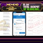 Bukti Jp MEME4D Slot Online 20 February 2026